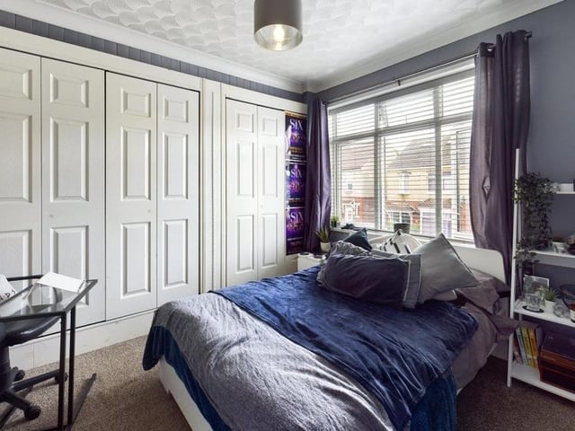 One of the bedrooms