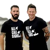 Daniel Arnold and Stephen James, founders of armed forces support network All Call Signs. Photo: Ian Hargreaves 