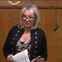 Dame Caroline Dinenage, Conservative MP for Gosport, speaking about accommodation for armed forces personnel in the House of Commons today (November 20). Picture: ParliamentTV - House of Commons.