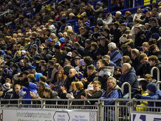 Our photographer Jason Brown captured all the action - on and off the pitch - at Fratton Park for Pompey's clash with Fleetwood.