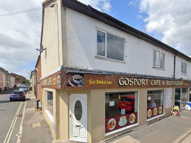 Gosport Cafe at 195 - 197 Forton Road, Gospor was rated five on March 14.