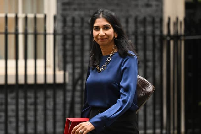 Home secretary Suella Braverman leaves 10 Downing Street following a cabinet meeting. Picture: Leon Neal/Getty Images