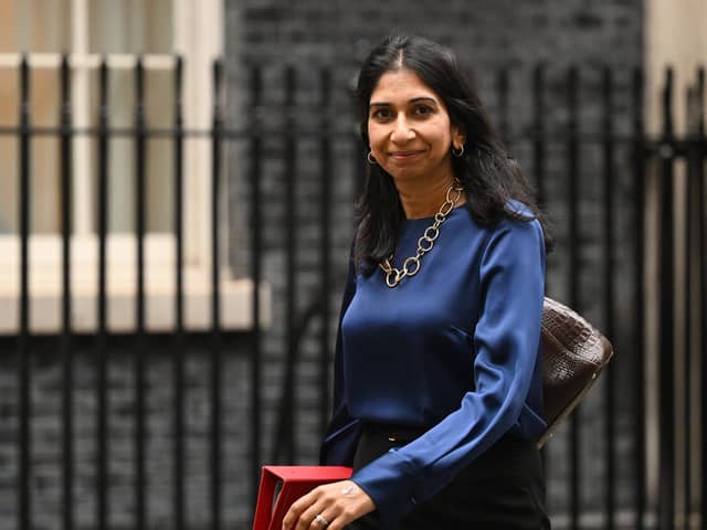 Home secretary Suella Braverman leaves 10 Downing Street following a cabinet meeting. Picture: Leon Neal/Getty Images