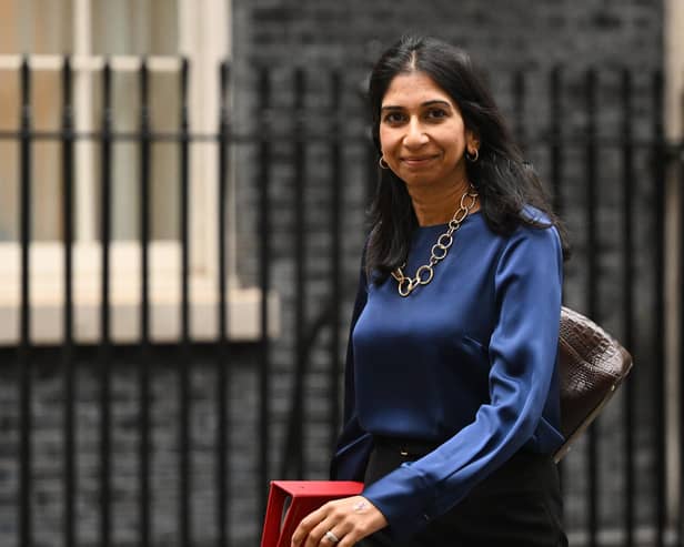 Home secretary Suella Braverman leaves 10 Downing Street following a cabinet meeting. Picture: Leon Neal/Getty Images