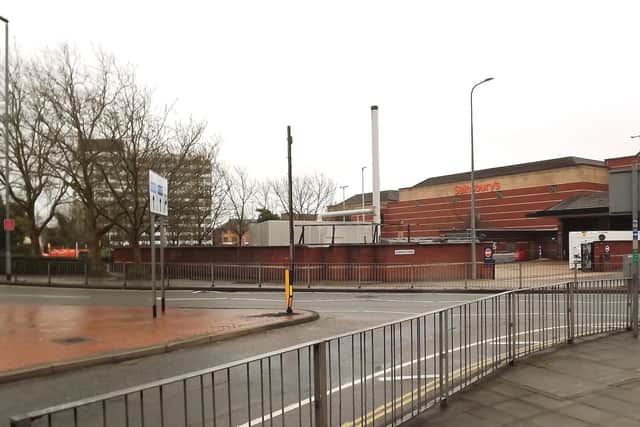 The site of the former Royal Hospital today. Market Way now passes in front of view above. Picture: Bob Hind