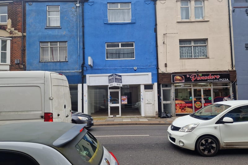 The former Victory Teamwear shop in London Road is currently to let.