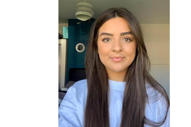Nursing student Diana Rasoul who is working on ICU at QA