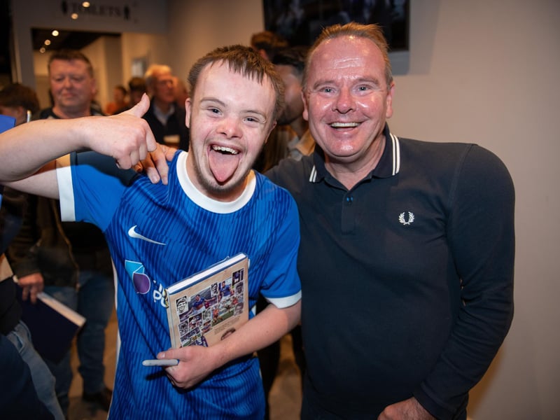 The Played Up Pompey Four book launch in Fratton Park's Victory Lounge on Friday night. Picture: Steve Reid