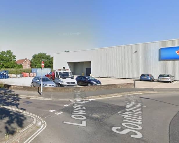 The site in Locks Heath where the new gym will go, next to Smyths Toys Picture: Google