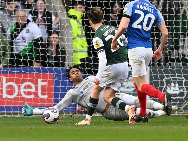 The goalkeeper made his second start of the season on Saturday and was called in to action on a number of occasions at Home Park. His vital saves kept the Blues in the game but was hampered by a deflection for the Pilgrims’ first goal. Mousinho remained cautious over the availability of Macey, with the head coach revealing the Luton loanee will continue to be monitored ahead of this evening’s contest.