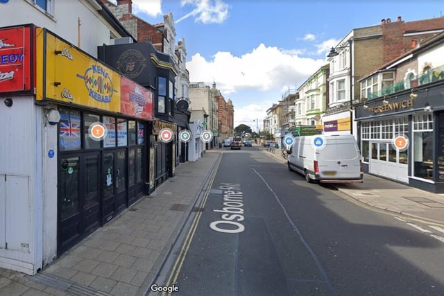 In the Southsea West area, 51.9% of households were not deprived in 2021, an improvement on 2011 when the figure was 43.1%. Pic Osborne Road, Google.