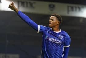 Aussie striker Kusini Yengi has been an early hit since arriving from the A-League - one of the international markets Pompey want to recruit from moving forward. Pic: Jason Brown.