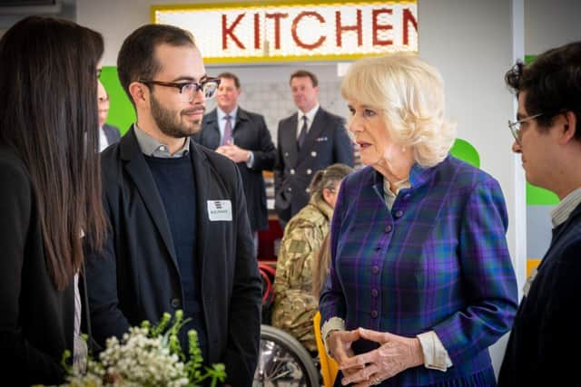 Her Majesty The Queen, formerly the Dutchess of Cornwall, opening Nourish Hub in 2022