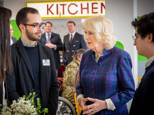 Her Majesty The Queen, formerly the Dutchess of Cornwall, opening Nourish Hub in 2022