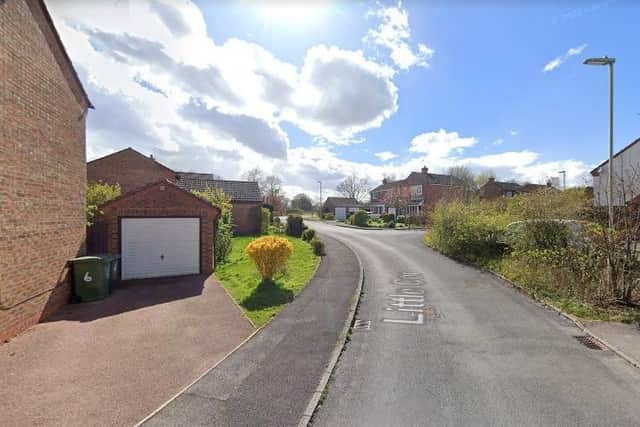 One of the thefts took place in Little Corner, Denmead. Picture: Google Street View.
