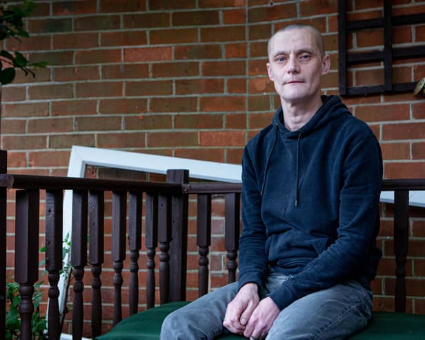 Alan Williams at his home in Gosport. Picture: Habibur Rahman