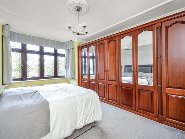 This semi-detached family home is on the market with a guide price of £725,000. It is listed by Fine and Country