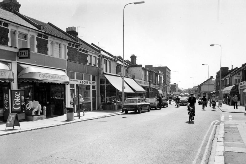 Fawcett Road, Southsea in May 1984. The News PP1218