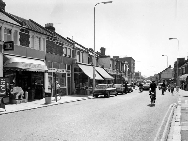 Fawcett Road, Southsea in May 1984. The News PP1218