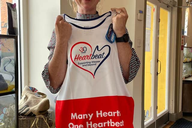 Hannah Woodford preparing for the Great South Run
