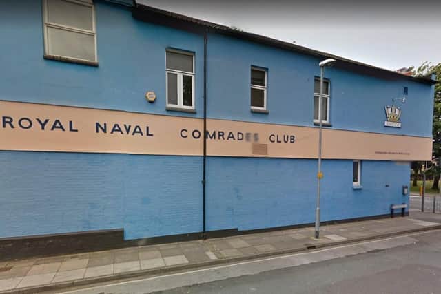 The Royal Naval Comrades Club in Lake Road, PortsmouthPicture: Google