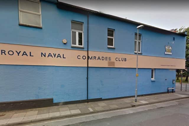 The Royal Naval Comrades Club in Lake Road, Portsmouth
Picture: Google