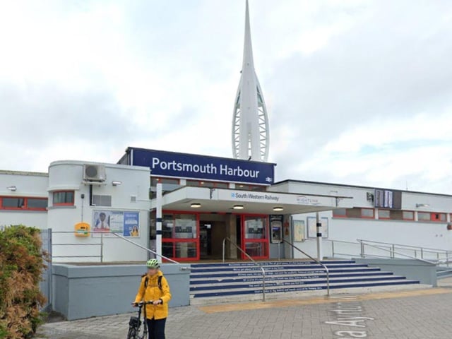 Rated 5: Pumpkin - Portsmouth Harbour Station at Kiosk Harbour Station, The Hard, Portsmouth; rated on March 31
