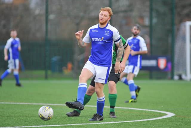 Denmead's Steve Field v Lyndhurst. Picture: Martyn White