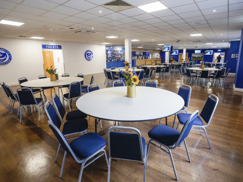 Many supporters decide to head to Fratton Park early for a pint in the Victory Lounge.