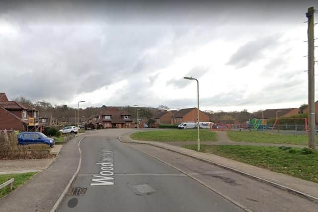 The arrest was made at an address in Woodlands Way, Bursledon, on Saturday at 8.30pm. Picture: Google Street View.