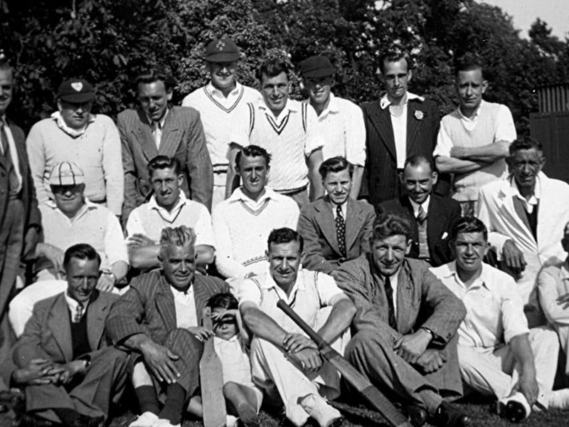The Good Intent Cricket Club from Fareham in 1948 or 1949.
