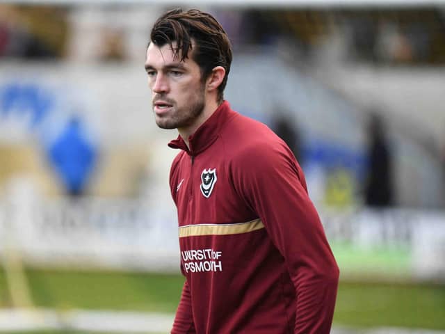 John Marquis appeared as a substitute in Pompey's goalless draw at Cambridge United on Monday. Picture: Dennis Goodwin/ProSportsImages