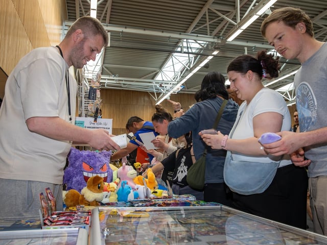 There were over 40 traders selling all things Pokemon.  Photos by Alex Shute