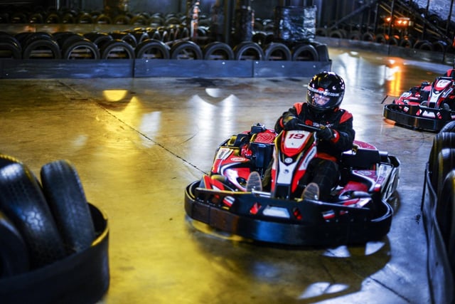 The ideal venue for fans of indoor karting, TeamSport Gosport boasts a track with sharp hairpins, a bridge and an abundance of overtaking opportunities. The track surface means the back end will often step out in the mid-corner, so kart control is critical to a good lap.