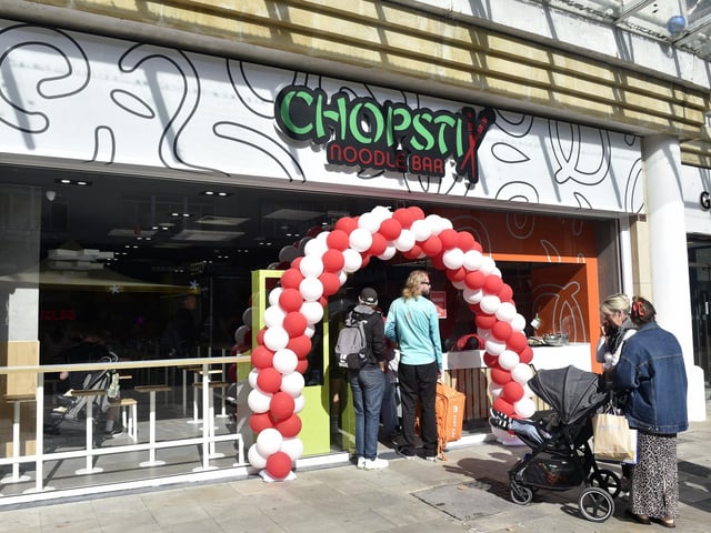 Chopstix Noodle Bar officially opened in Commercial Road, Portsmouth, on Tuesday, September 17, 2024. Picture: Sarah Standing (170924-1540)