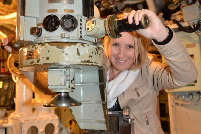 Gosport MP Caroline Dinenage at Gosport Submarine Museum. Picture by Glenn Duggan