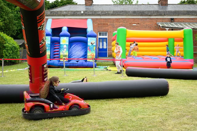 Pictured is: Go Carts and Bouncy Castles
Picture: Keith Woodland (080621-40)