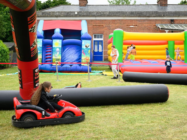 Pictured is: Go Carts and Bouncy CastlesPicture: Keith Woodland (080621-40)