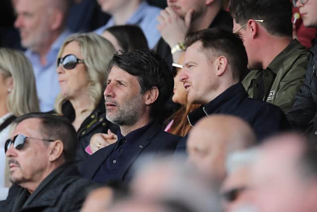 Danny Cowley watches Northampton play Hartlepool on Saturday. (Photo by Pete Norton/Getty Images)