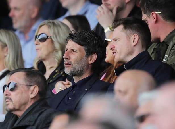 Danny Cowley watches Northampton play Hartlepool on Saturday. (Photo by Pete Norton/Getty Images)