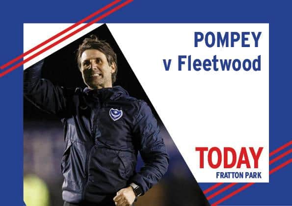 Pompey take on Fleetwood today in League One
