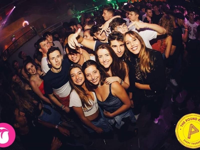 Clubbers at Face on the floor in Pryzm in 2018.