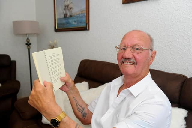 Keen poet Adrian Cutler, 81, from Gosport, wrote a poem about global warming called 'This Land' and sent it to Sir David Attenborough who personally wrote a letter of response encouraging him to get it published.Picture: Sarah Standing (070820-2358)