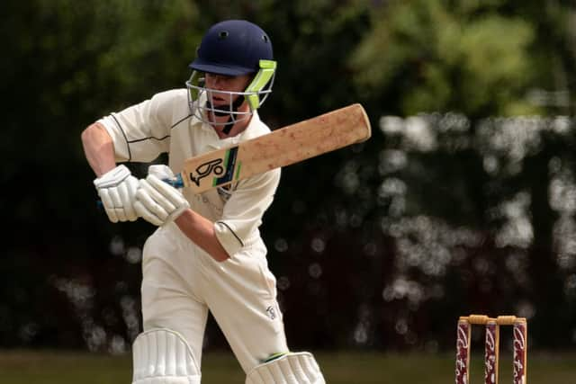 Mark Butcher scored 36 in a crucial seventh wicket stand for Hambledon alongside match-winner Jonty Oliver. Picture: Vernon Nash