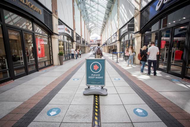 People shopping in Gunwharf Quays.

Picture: Habibur Rahman