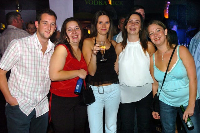 Revellers having a good time at the Time & Envy nightclub, South Parade, Southsea - (044752-0080)