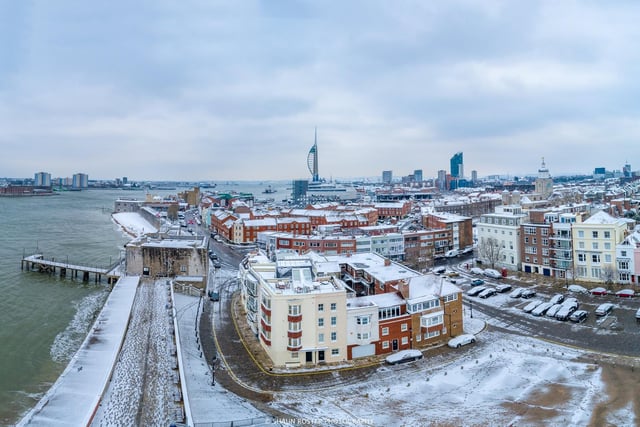 A magnificent snowy view at Old Portsmouth.
Picture: Shaun Roster