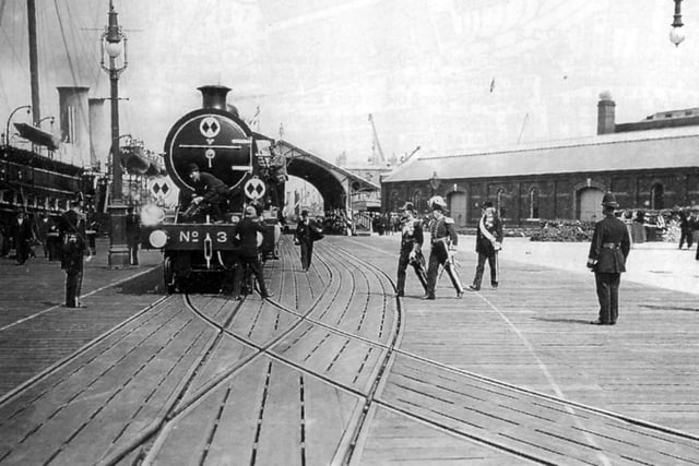 South Railway Jetty, Portsmouth Dockyard 1907.  Picture: The Hidden Railways of Portsmouth & Gosport. Picture: Courtesy of Dave Marden
