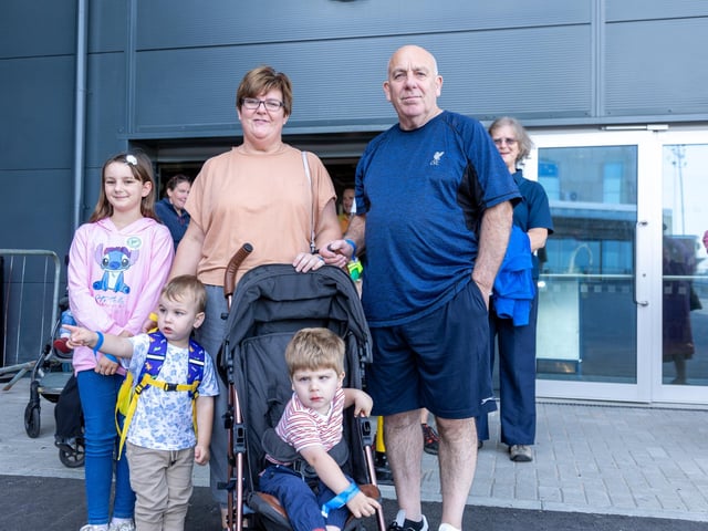 Pictured - The Carey Family from Southampton.

Photos by Alex Shute