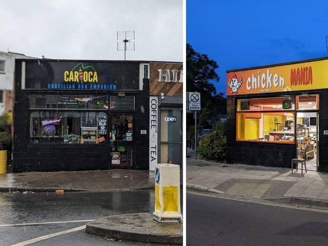 Before and after. Chicken mania will open its doors on Saturday, June 17